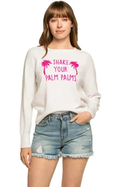 Golden Sun Tops-Shake Your Palm Palms Sweater