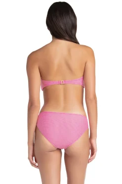 Helen Jon Halter|Bandeau-Shell Ring Bandeau Bikini Top