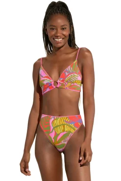 Maaji Triangle|Bikinis-Shine Reversible Triangle Bikini Top