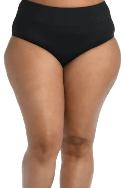 La Blanca High Waist|Bikinis-Shirred Banded High Waist Bikini Bottom