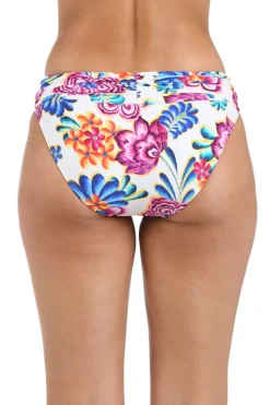 La Blanca Hipster|Bikinis-Shirred Banded Hipster Bikini Bottom