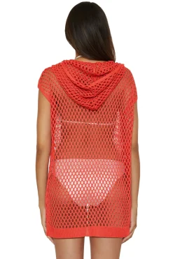 Lucky Brand Tunics-Short Sleeve Crochet Tunic