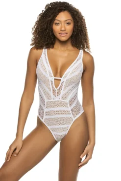 Becca by Rebecca Virtue Plunge|One Pieces-Show & Tell Plunge One Piece Swimsuit