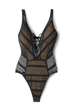 Becca by Rebecca Virtue Plunge|One Pieces-Show & Tell Plunge One Piece Swimsuit