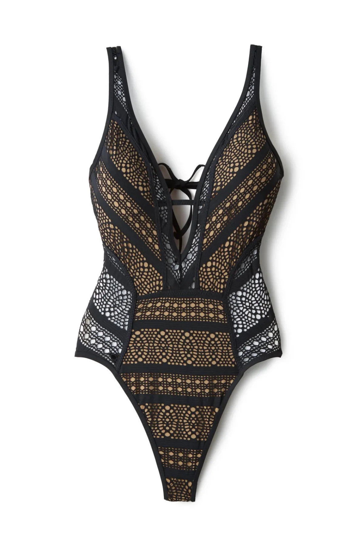 Becca by Rebecca Virtue Plunge|One Pieces-Show & Tell Plunge One Piece Swimsuit