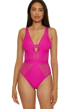 Becca by Rebecca Virtue Plunge|One Pieces-Show & Tell Plunge One Piece Swimsuit