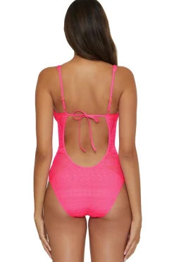 Becca by Rebecca Virtue Plunge|One Pieces-Show & Tell Plunge One Piece Swimsuit