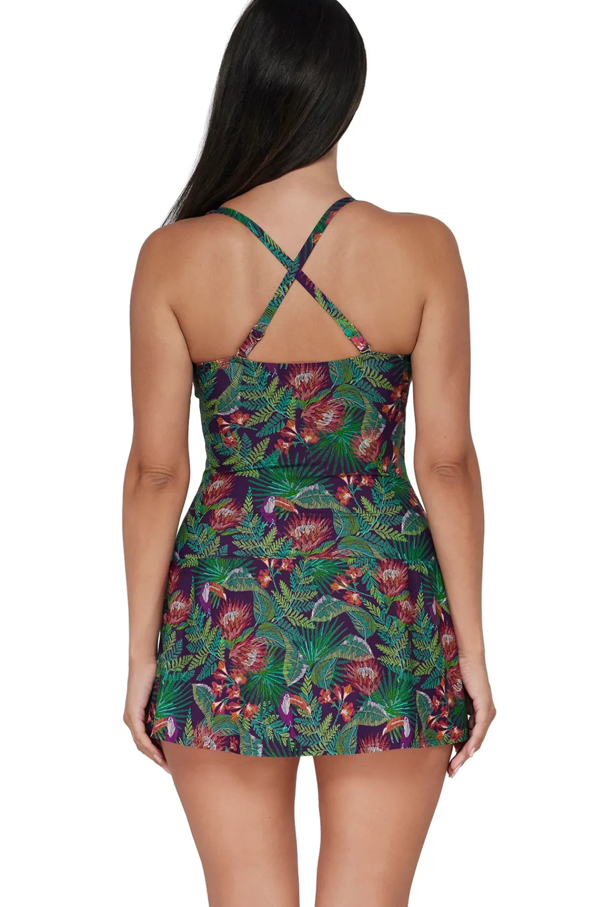 Sunsets Swimdress / Skirted|One Pieces-Sienna Swimdress