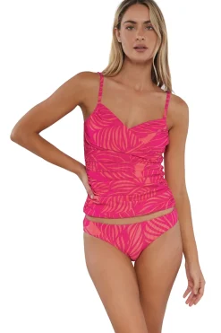 Sunsets Tank|Tankinis-Simone Convertible Strap Tankini Top