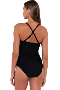 Sunsets Tank|Tankinis-Simone Convertible Strap Tankini Top