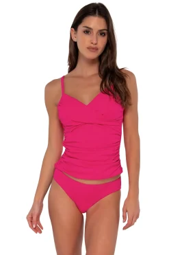 Sunsets Tank|Tankinis-Simone Convertible Strap Tankini Top