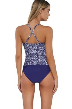 Sunsets Tank|Tankinis-Simone Convertible Strap Tankini Top