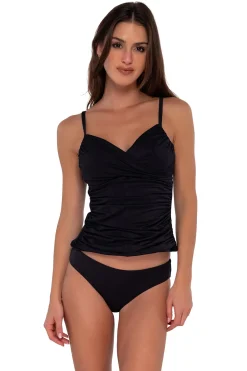 Sunsets Tank|Tankinis-Simone Convertible Strap Tankini Top
