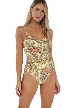 Sunsets Tank|Tankinis-Simone Convertible Strap Tankini Top