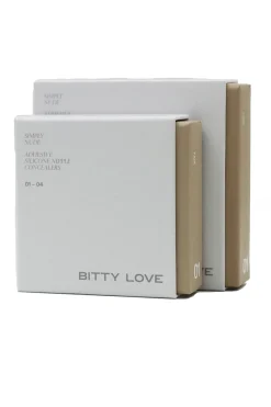 Bitty Love Bra Inserts-Simply Nude Non-Adhesive Silicone Nipple Concealers Small