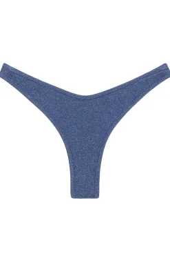 Montce Swim High Leg|Bikinis-Sky Sparkle Thong Bikini Bottom