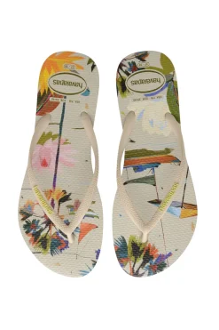 Havaianas Footwear-Slim Summer Bliss Flip Flops