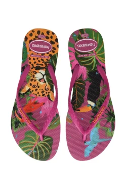 Havaianas Footwear-Slim Summer Bliss Flip Flops