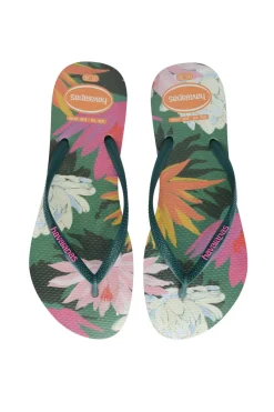Havaianas Footwear-Slim Summer Bliss Flip Flops