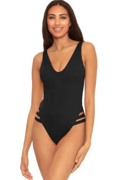 Becca by Rebecca Virtue Tank|One Pieces-Sophie Over The Shoulder One Piece Swimsuit