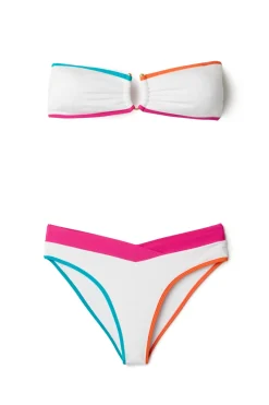 Summerful Bandeau|Bikinis-Sorrento Bandeau Bikini Top