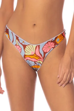 Maaji High Leg|Brazilian / Cheeky-Splendour Reversible Brazilian Bikini Bottom