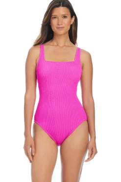 Bleu Rod Beattie Tank|One Pieces-Square Neck One Piece Swimsuit