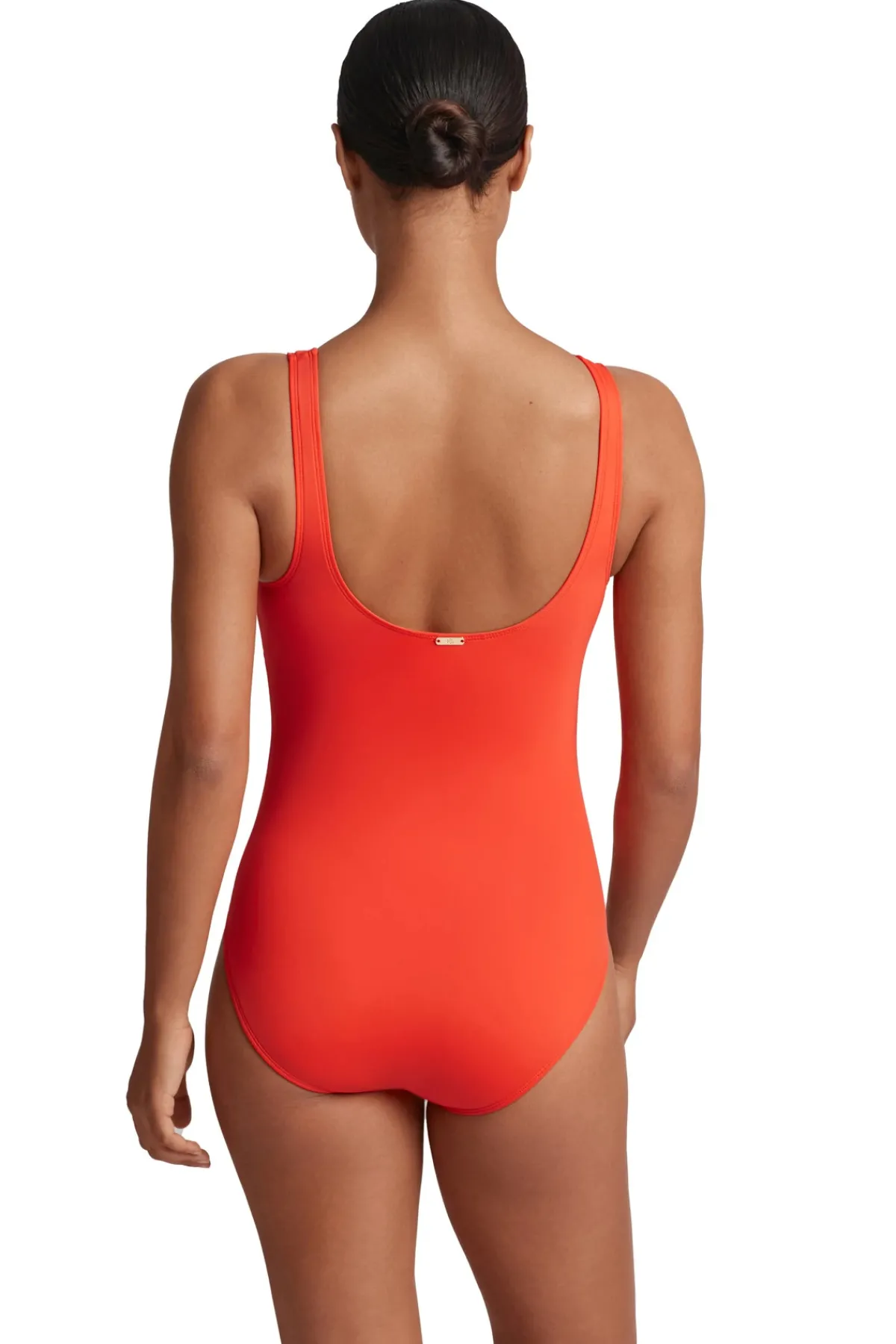 Lauren Ralph Lauren Tank|One Pieces-Square Ring One Piece Swimsuit