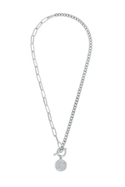 Ellie Vail Jewelry-Stacie Toggle Chain Coin Necklace