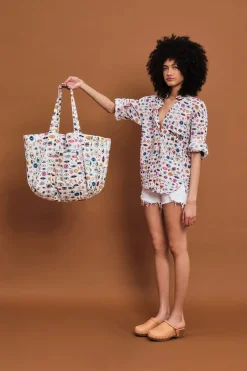 Sun of a Beach Bags-Starry Eyes Tote Bag