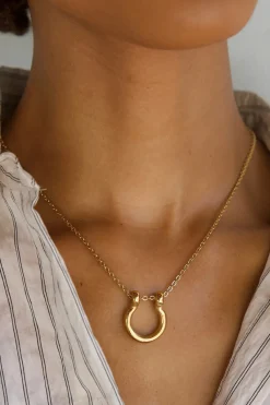 Ellie Vail Jewelry-Stetson Shackle Necklace