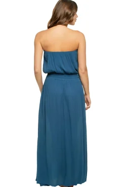 Elan Sundresses-Strapless Maxi Dress