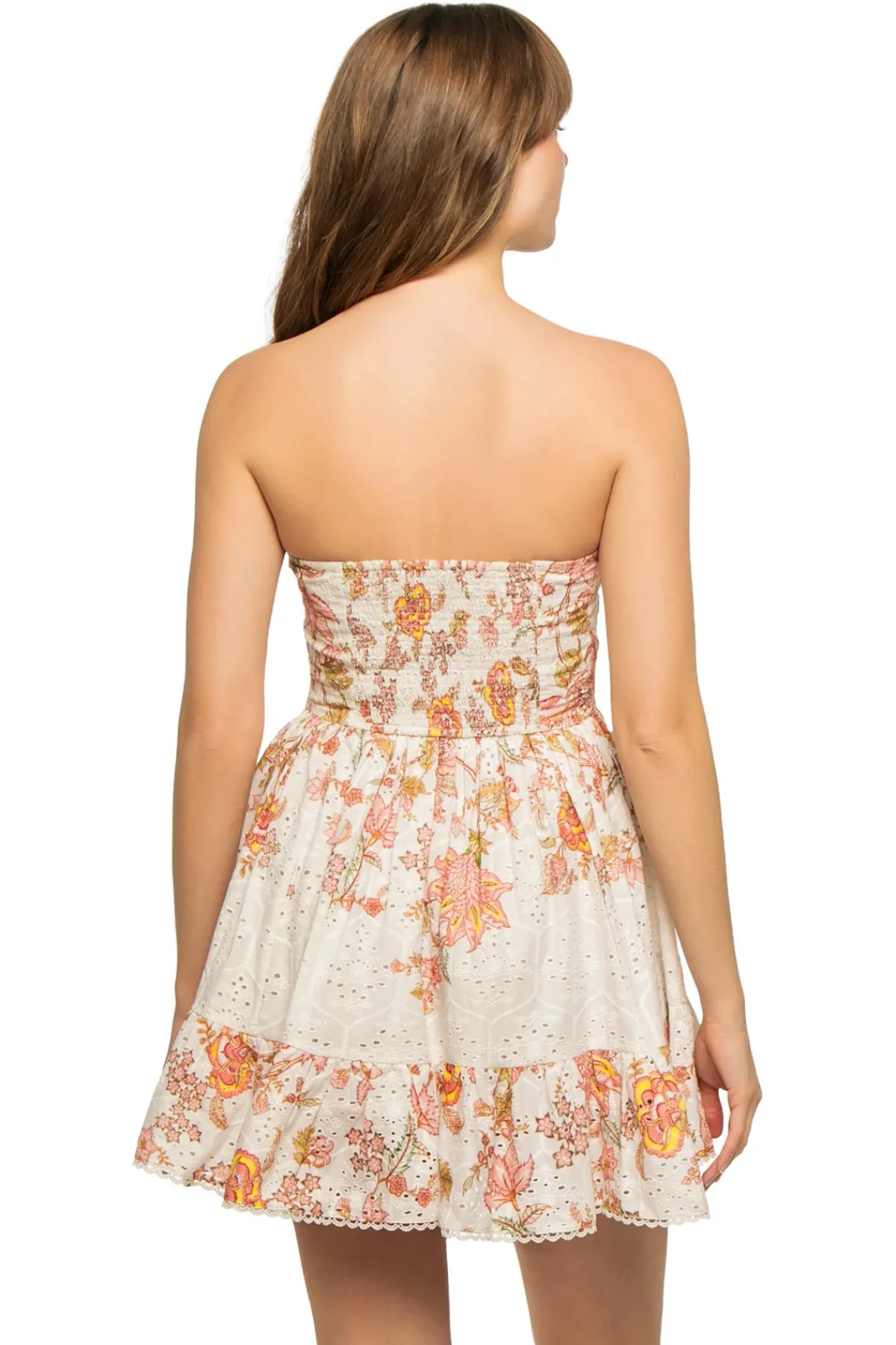 Hemant & Nandita Sundresses-Strapless Mini Dress