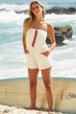 Lucky Brand Jumpsuits / Rompers-Strapless Romper