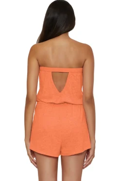 Becca by Rebecca Virtue Jumpsuits / Rompers-Strapless Romper