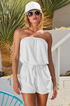 Becca by Rebecca Virtue Jumpsuits / Rompers-Strapless Romper