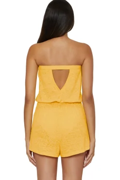 Becca by Rebecca Virtue Jumpsuits / Rompers-Strapless Romper