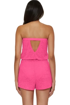 Becca by Rebecca Virtue Jumpsuits / Rompers-Strapless Romper