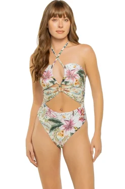 Cosita Linda Monokini / Cut Out|Halter-Strappy Bandeau One Piece Swimsuit