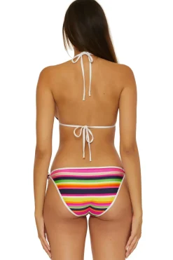 Trina Turk Triangle|Halter-Stripe Triangle Bikini Top