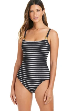 Bleu Rod Beattie Tank|Tankinis-Striped Tankini top
