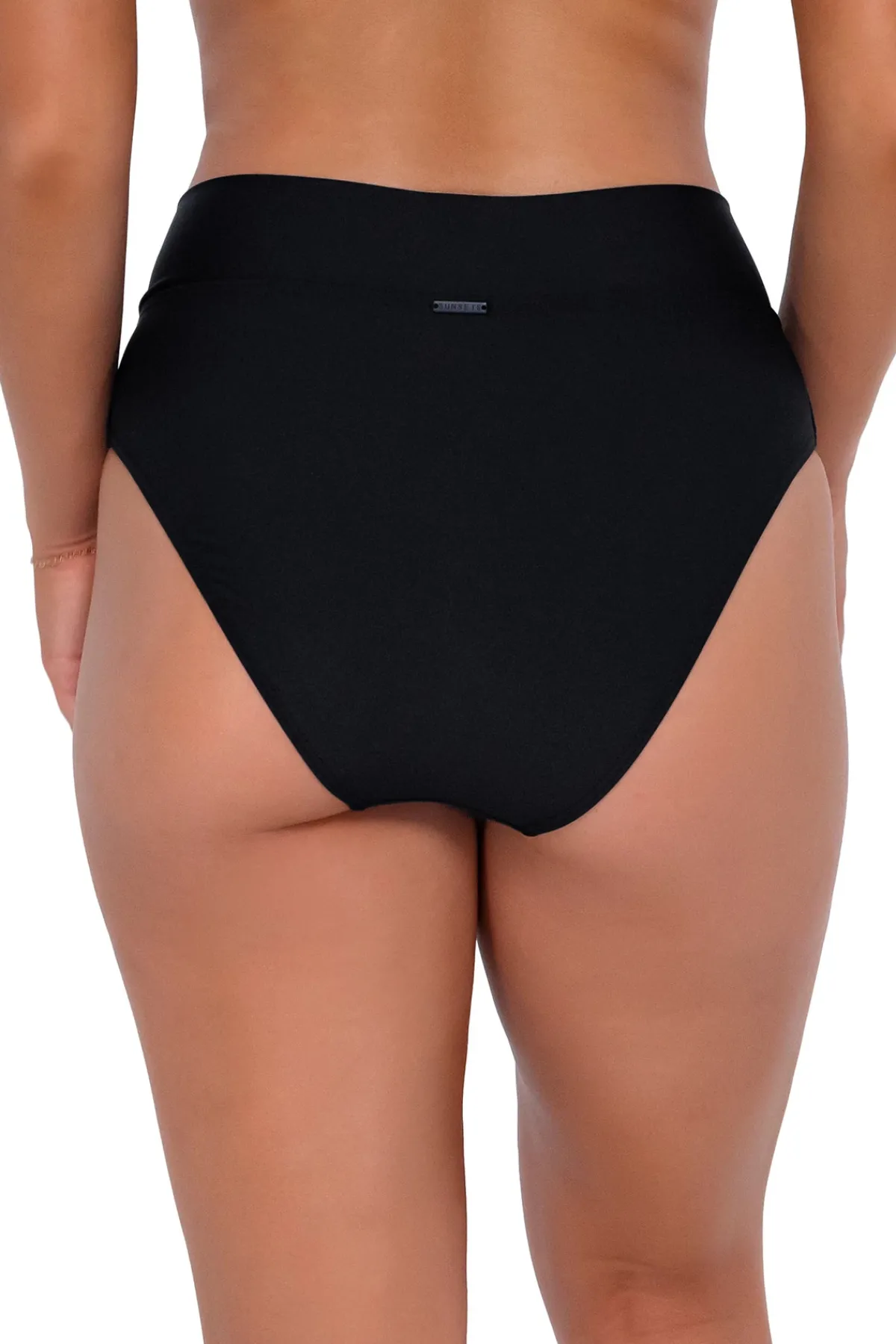 Sunsets High Waist|Bikinis-Summer Lovin' V-Front Banded High Waist Bikini Bottom