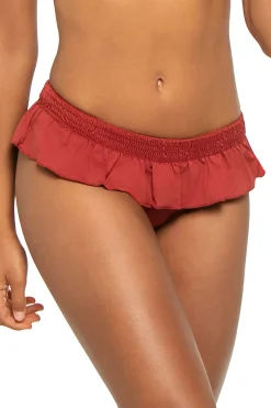 Frankies Bikinis X Bella Hadid Skirted|Brazilian / Cheeky-Sunday Skirted Brazilian Bikini Bottom