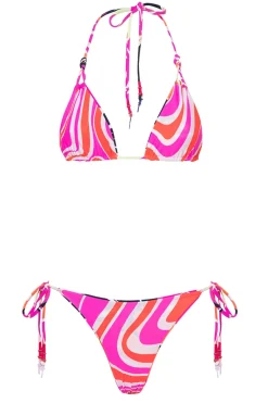 Maaji Tie Side|Brazilian / Cheeky-Sunning Reversible Brazilian Tie Side Bikini Bottom