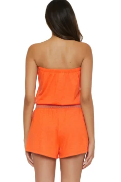Soluna Jumpsuits / Rompers-Sunset Strapless Romper