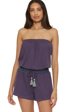 Soluna Jumpsuits / Rompers-Sunset Strapless Romper