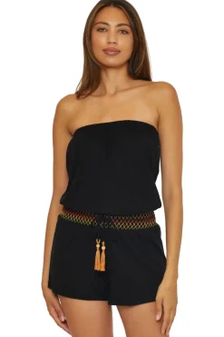 Soluna Jumpsuits / Rompers-Sunset Strapless Romper