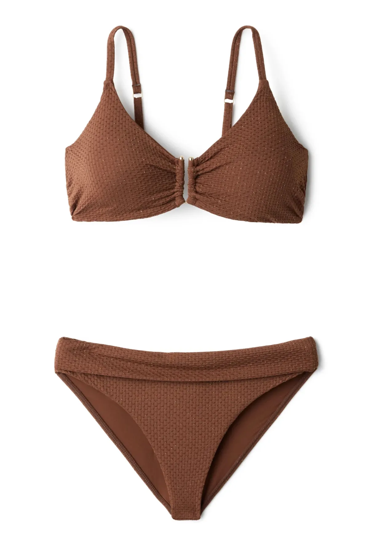 MaxSwim Hipster|Bikinis-Sydney Textured Hipster Bikini Bottom
