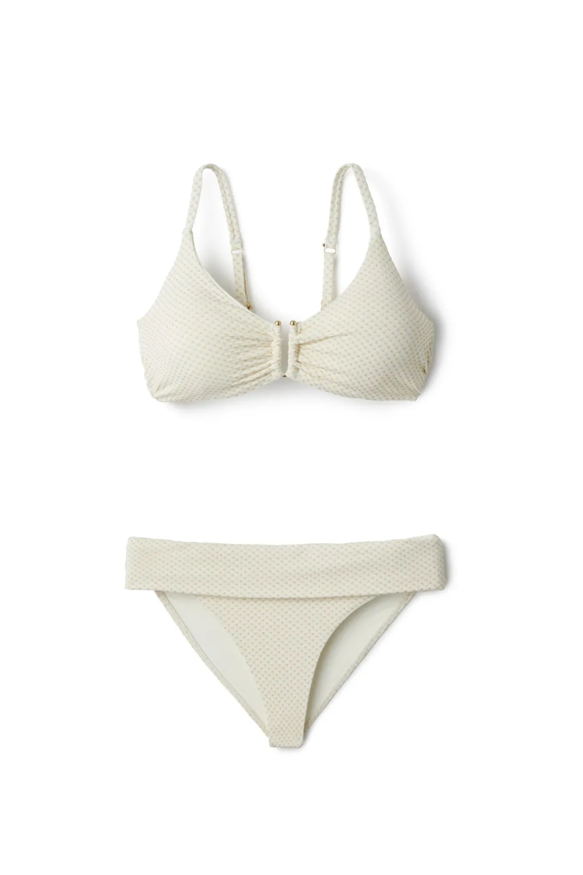 MaxSwim Hipster|Bikinis-Sydney Textured Hipster Bikini Bottom