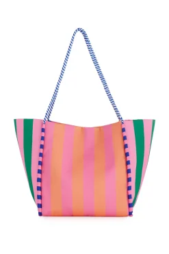 Shiraleah Bags-Taormina Striped Tote Bag